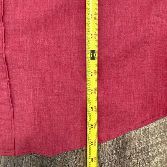J Crew NWT Men’s Secret Wash Red Button Down Cotton Long Sleeve Shirt Slim Fit L - Picture 8 of 9